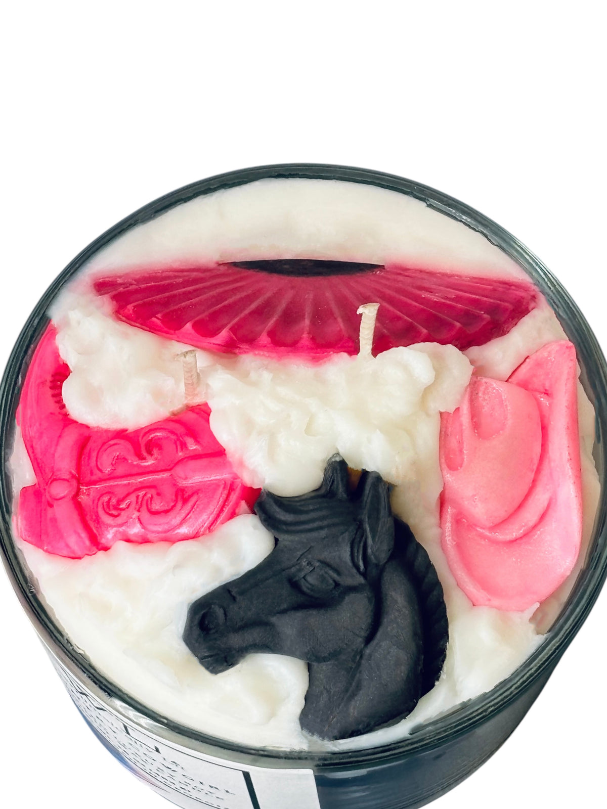 Whimsically Lit Country Cowgirl 3 Wick Coconut Soy Candle
