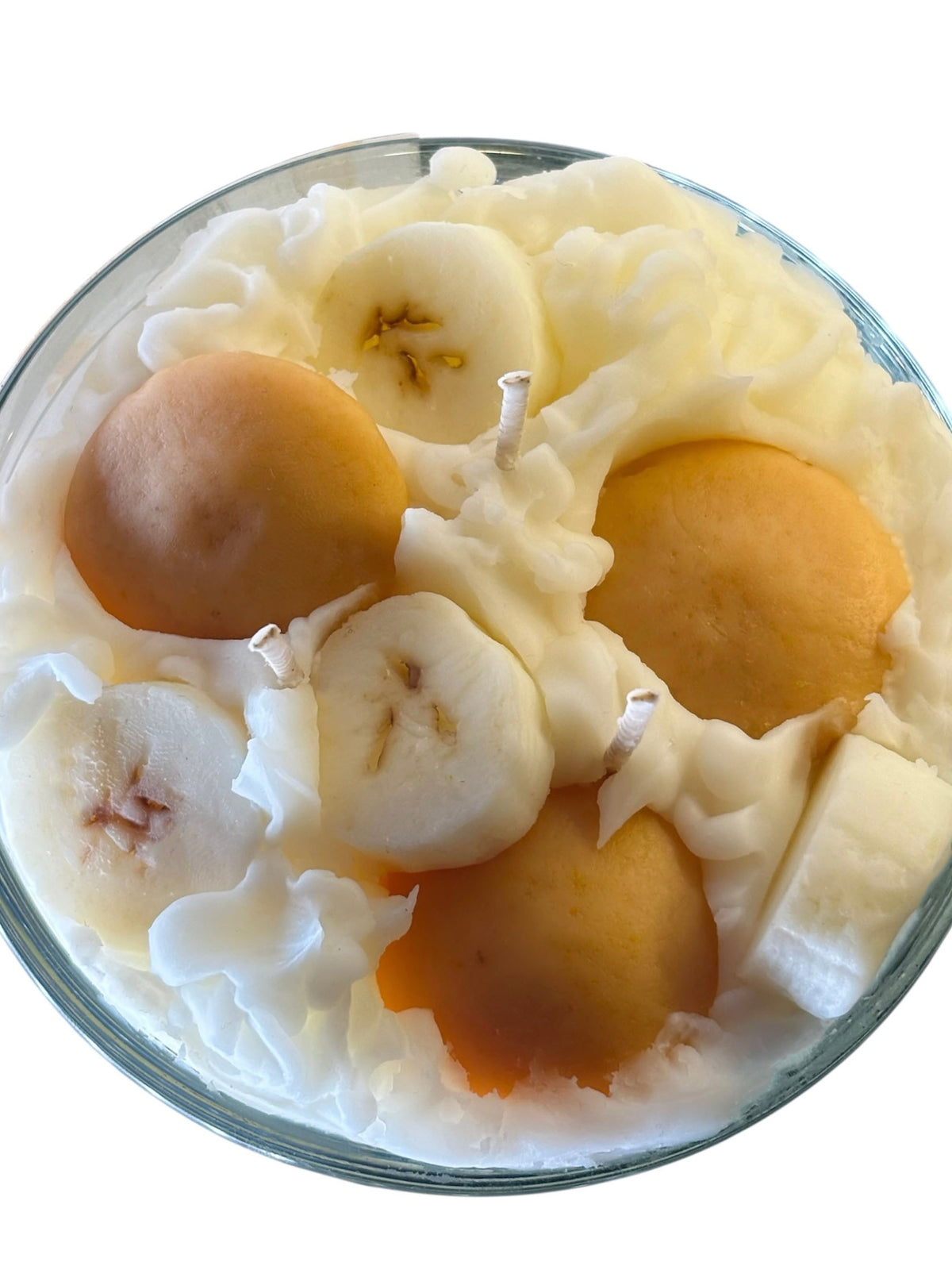 Whimsically Lit Banana Pudding 3 Wick Coconut Soy Candle