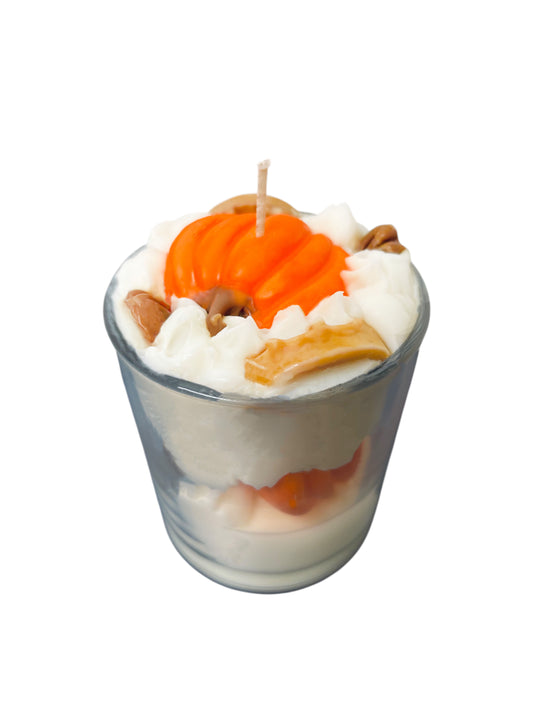 Whimsically Lit Pumpkin Pecan Waffles Single Wick Coconut Soy Candle